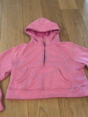 Lululemon pink super soft 1/4 zip hoodie.